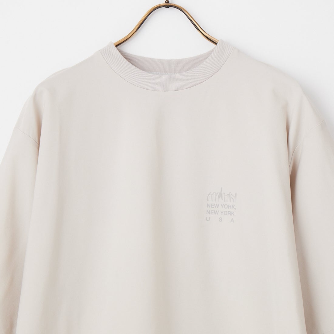 MANHATTAN PORTAGE [マンハッタンポーテージ] 別注 4WAYストレッチ バックプリントTシャツ [26SSMP-IN77-JF] L.GRAY