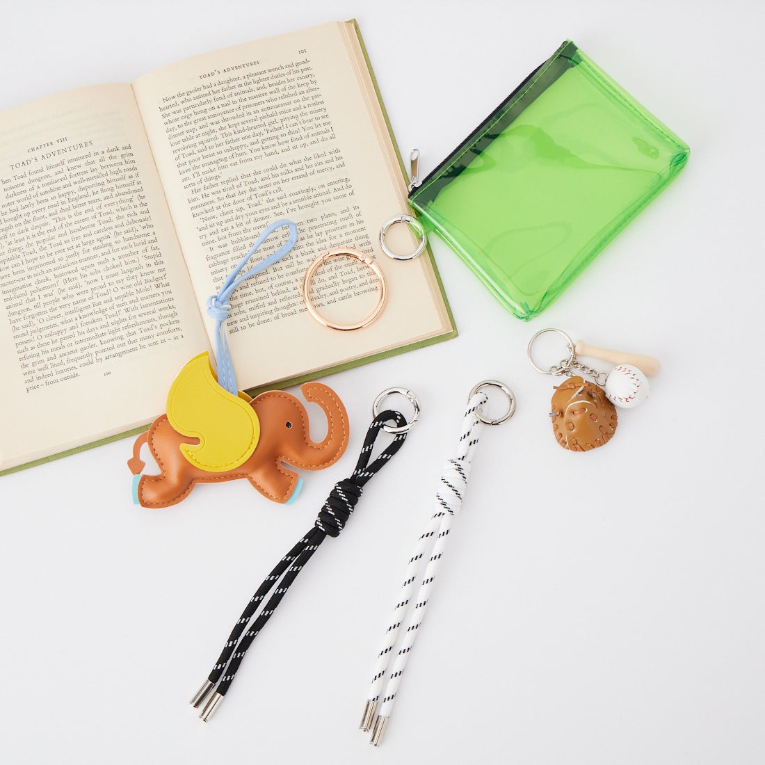 Jeans Factory Clothes [ジーンズファクトリークローズ] ゾウ チャームキーホルダー [9-AC-IN6-1] ﾌﾞﾗｳﾝ