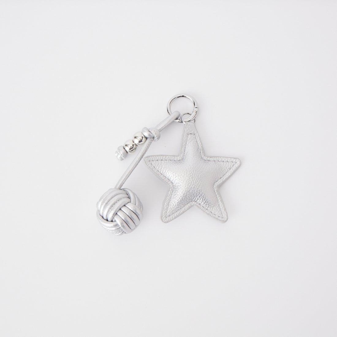 Jeans Factory Clothes [ジーンズファクトリークローズ] スター チャームキーホルダー [9-AC-IN6-6] ﾎﾜｲﾄ
