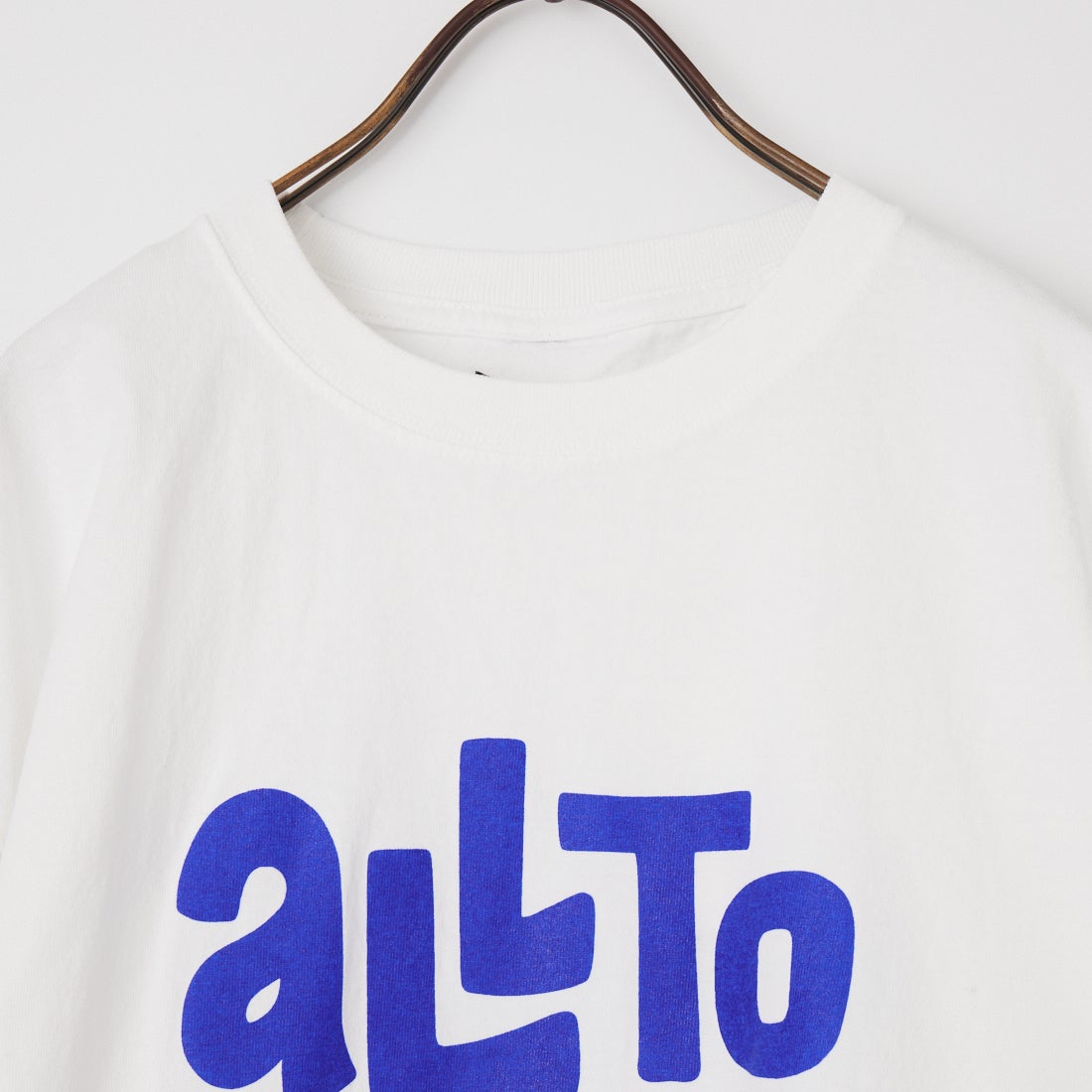 FUNG [ファング] ALL TO WELL カットオフ プリントTシャツ [ALL-TO-WELL] WHITE/BLUE