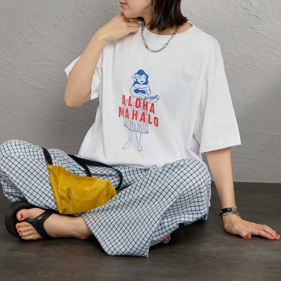 WHITE&&モデル身長：160cm 着用サイズ：M&&