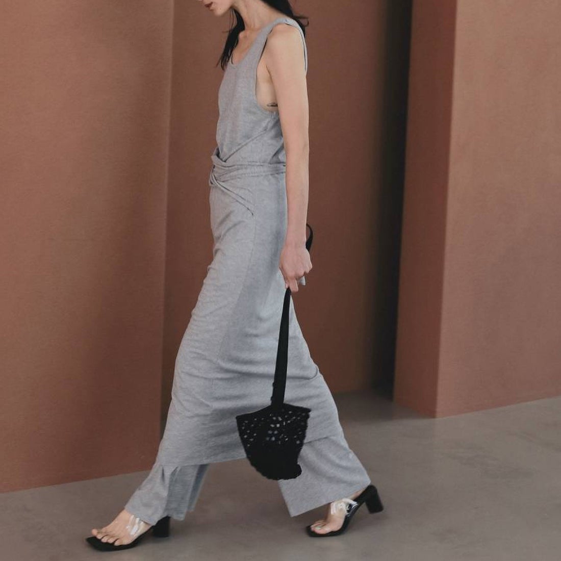 anuke [アンヌーク] カットラフパンツ [62610709] GRY