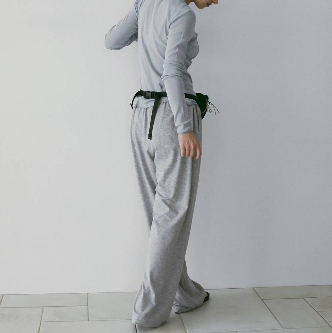 anuke [アンヌーク] カットラフパンツ [62610709] GRY