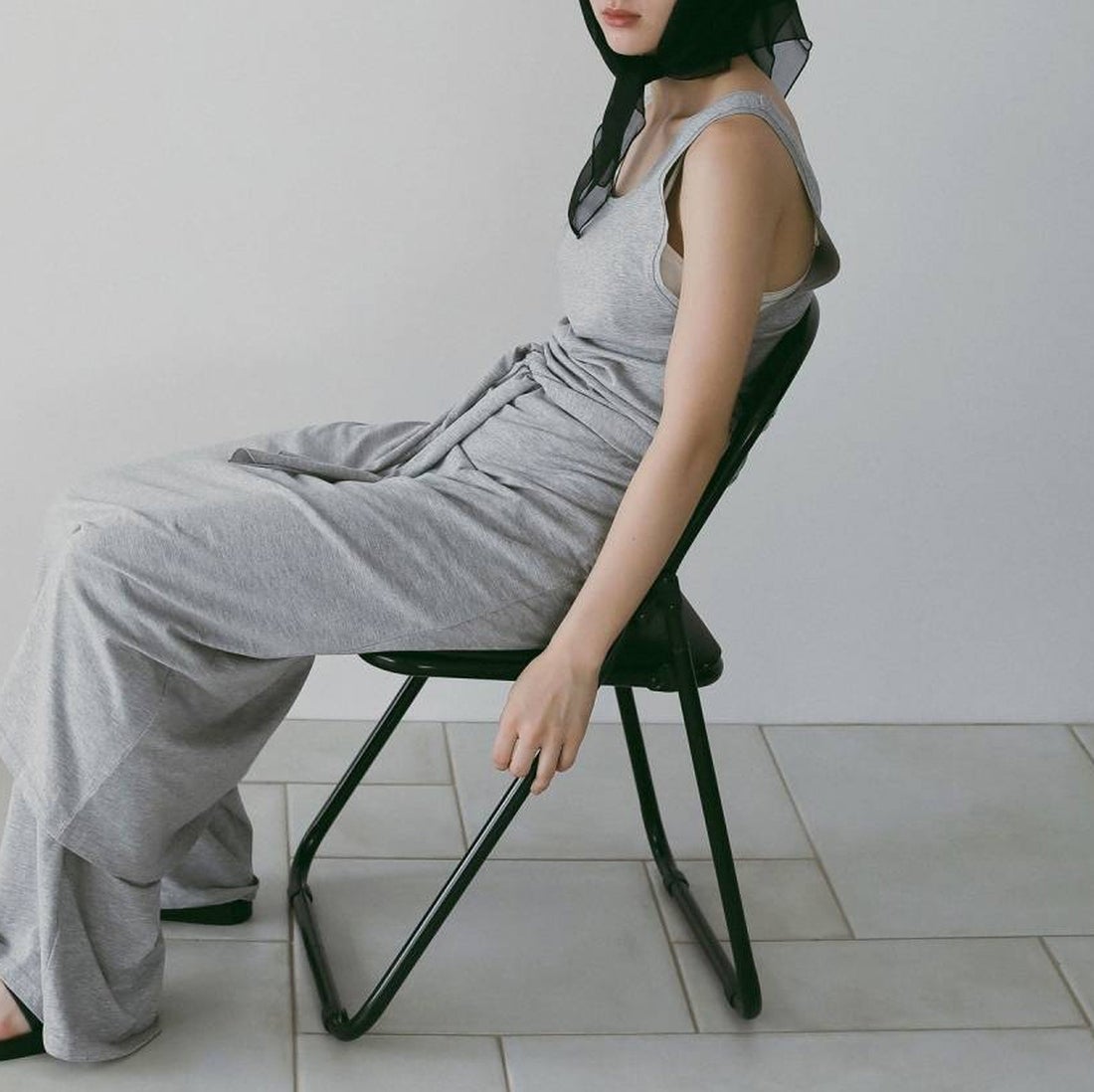 anuke [アンヌーク] カットラフパンツ [62610709] GRY