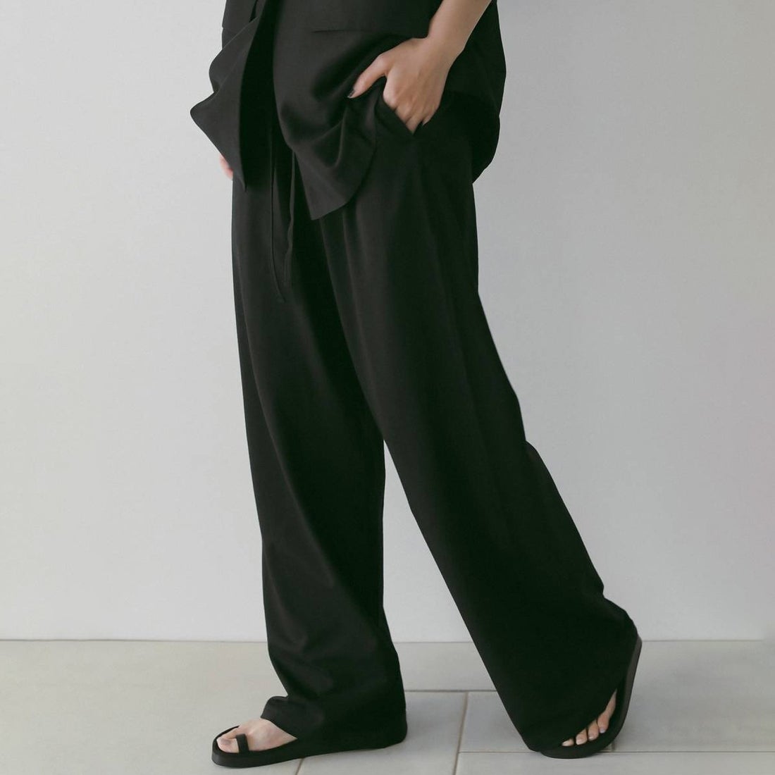 anuke [アンヌーク] カットラフパンツ [62610709] GRY