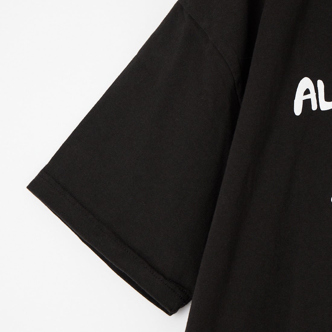 FUNG [ファング] BEST BUDDIES カットオフ プリントTシャツ [BEST-BUDDIES] BLACK