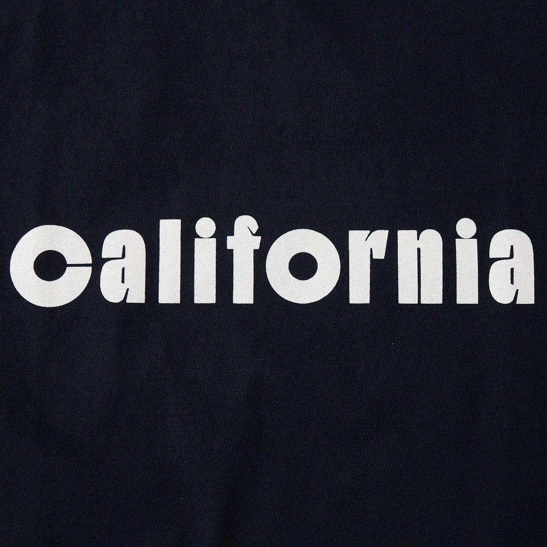 FUNG [ファング] C.ORANGE カットオフ プリントTシャツ [CORANGE] NAVY