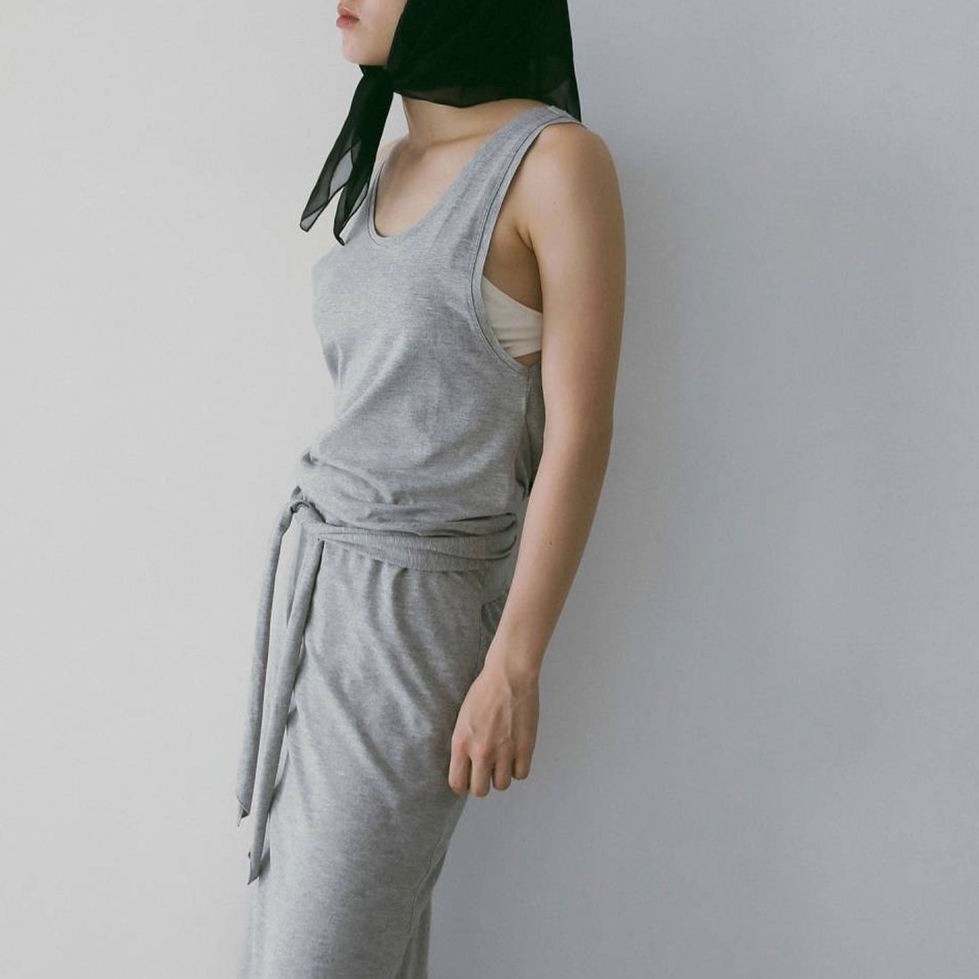 anuke [アンヌーク] スリーブレス カットワンピース [62610310] GRY