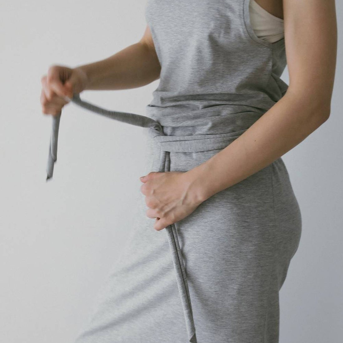 anuke [アンヌーク] スリーブレス カットワンピース [62610310] GRY