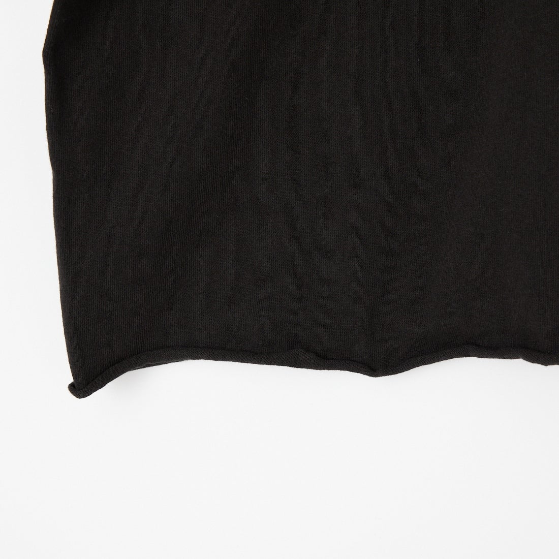 FUNG [ファング] HEALTHY カットオフ プリントTシャツ [HEALTHY] BLACK