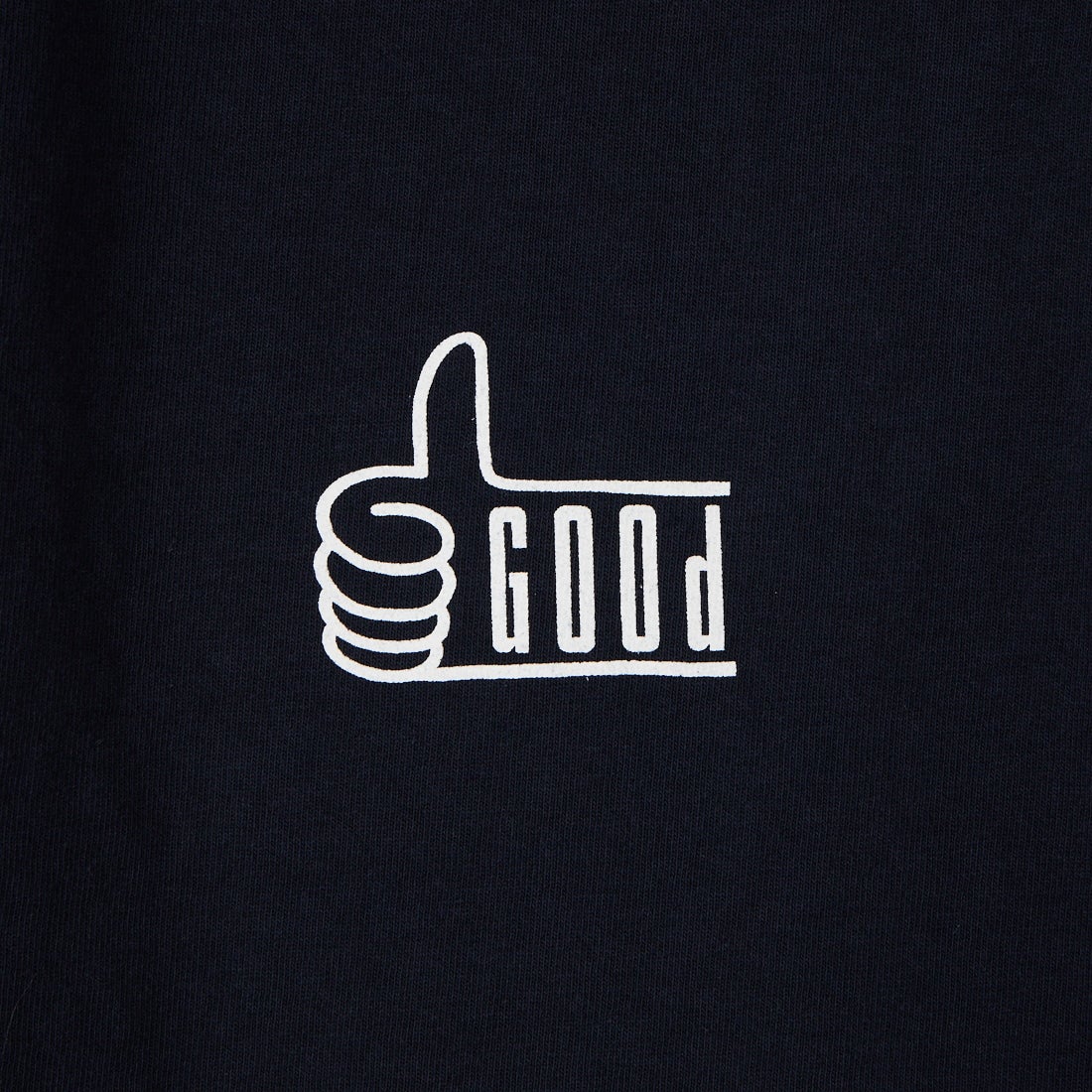 FUNG [ファング] GORGEOUS カットオフ プリントTシャツ [GORGEOUS] NAVY