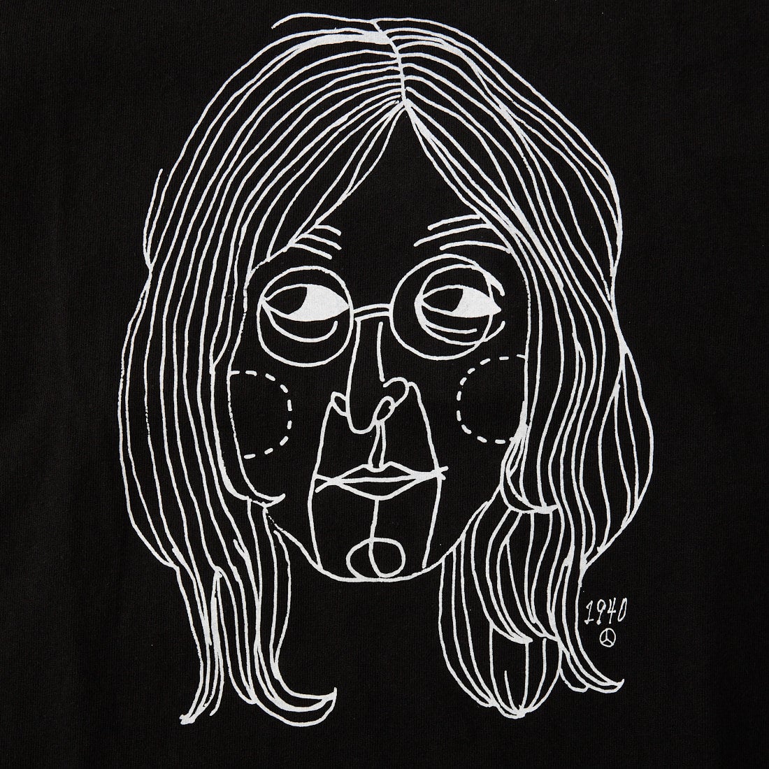 FUNG [ファング] 別注 J カットオフ プリントTシャツ [J-JF] BLACK