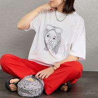 WHT/BLACK&&モデル身長：160cm 着用サイズ：M&&