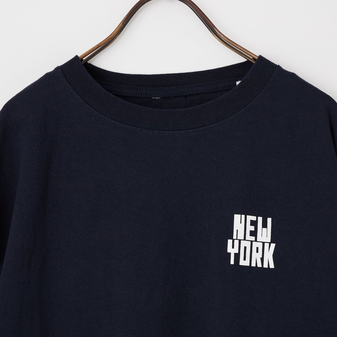 FUNG [ファング] N.Y FB カットオフ プリントTシャツ [NY-FB] NAVY