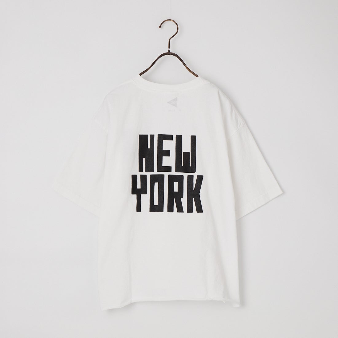 FUNG [ファング] N.Y FB カットオフ プリントTシャツ [NY-FB] WHT/BLACK