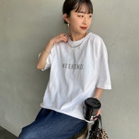 WHT/SILVER&&モデル身長：150cm 着用サイズ：M&&
