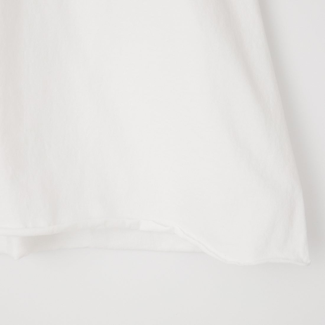 FUNG [ファング] 別注 WEEKEND カットオフ プリントTシャツ [WEEKEND-JF] WHT/SILVER