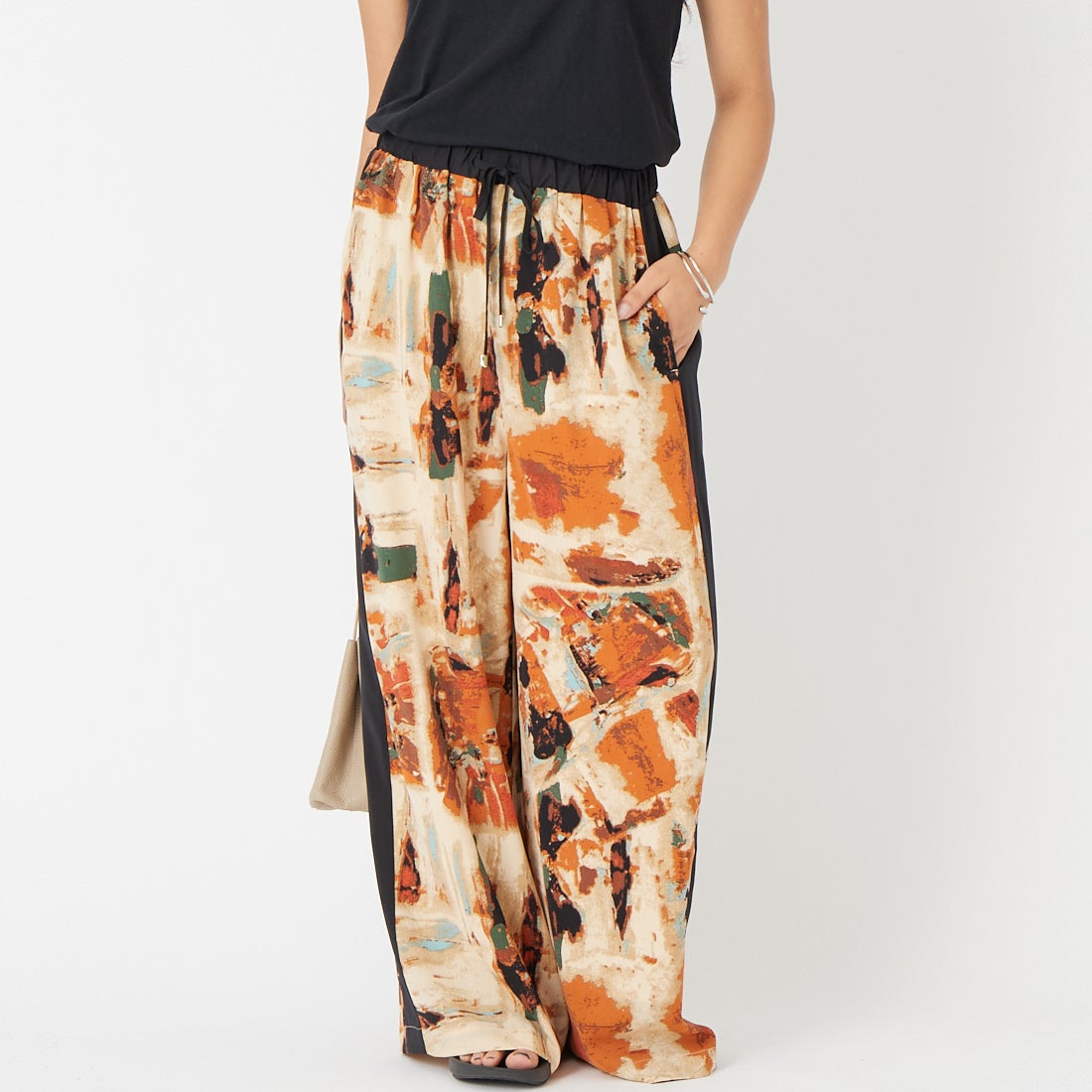 35 ｵﾚﾝｼﾞ&&モデル身長：162cm 着用サイズ：F&&