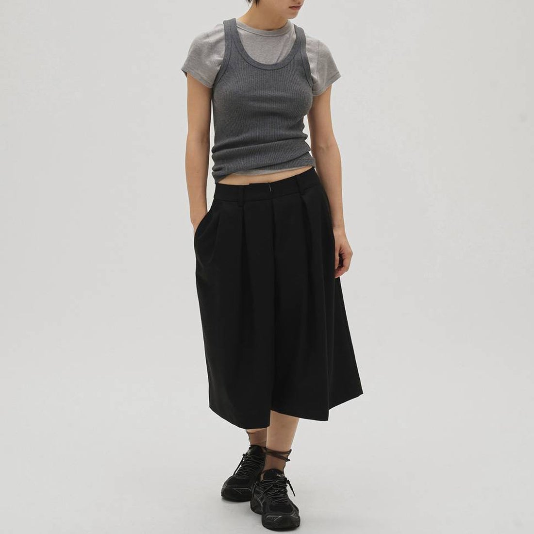TODAYFUL [トゥデイフル] USEFUL シームレス リブタンクトップ [12610621] C/GRY