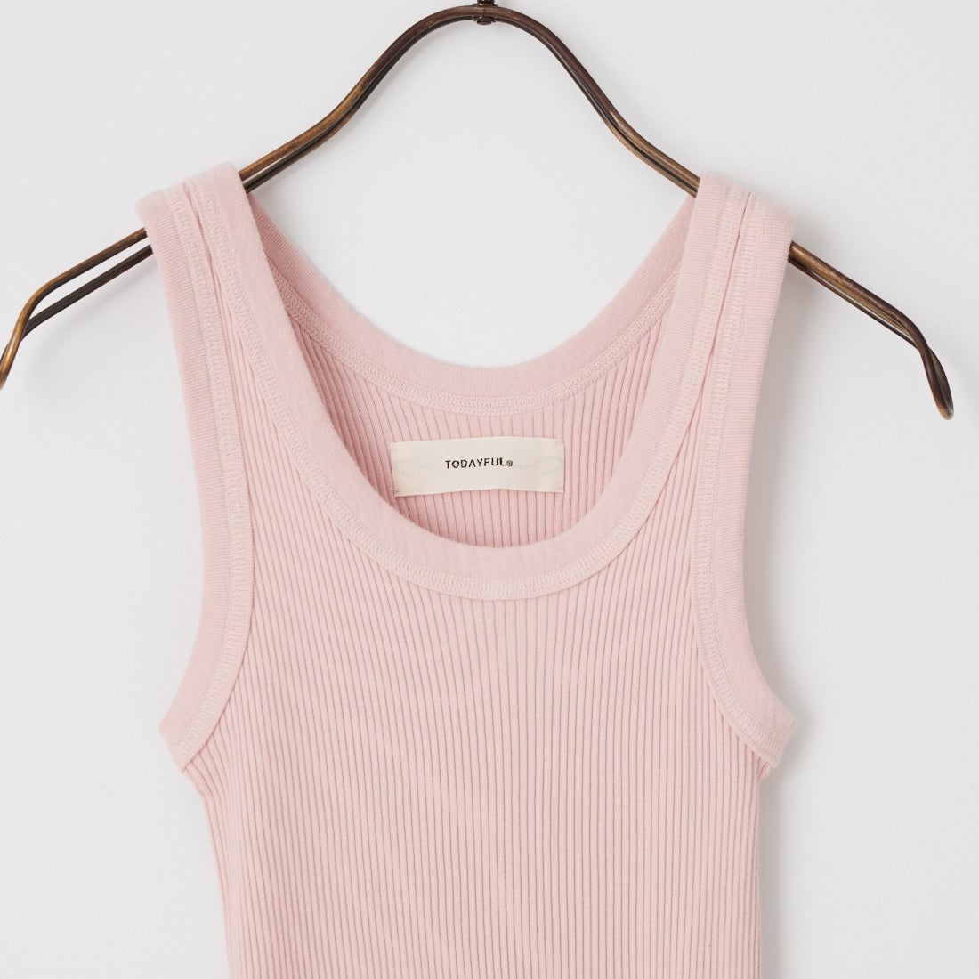 TODAYFUL [トゥデイフル] シームレス リブタンクトップ [12610612] B/PNK