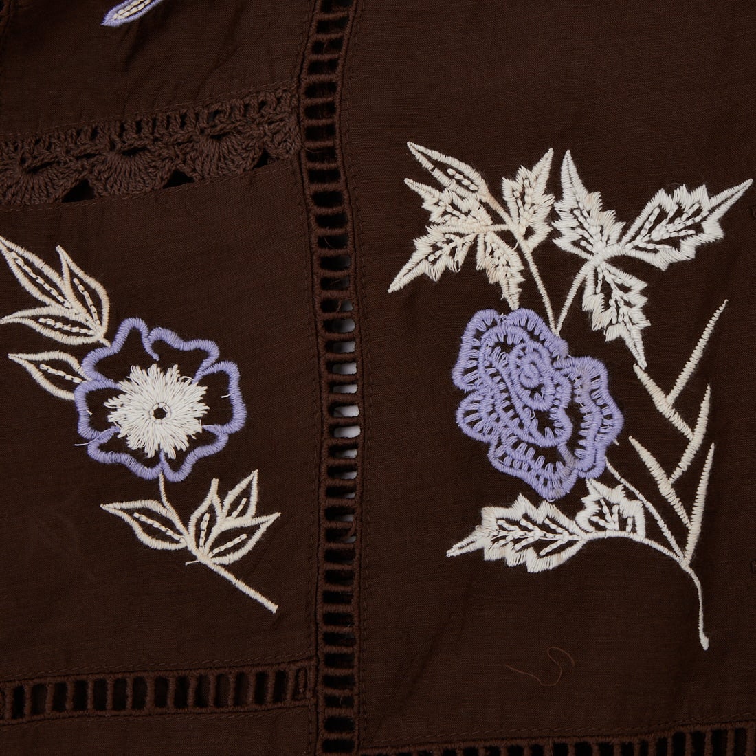 TODAYFUL [トゥデイフル] エンブロイダリー パッチワークシャツ [12610428] BUG