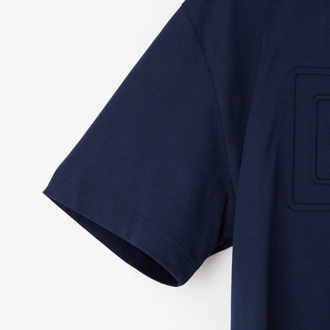 LACOSTE [ラコステ] エンボスパリロゴ クルーネックTシャツ [TH0794] 166 NAVY B