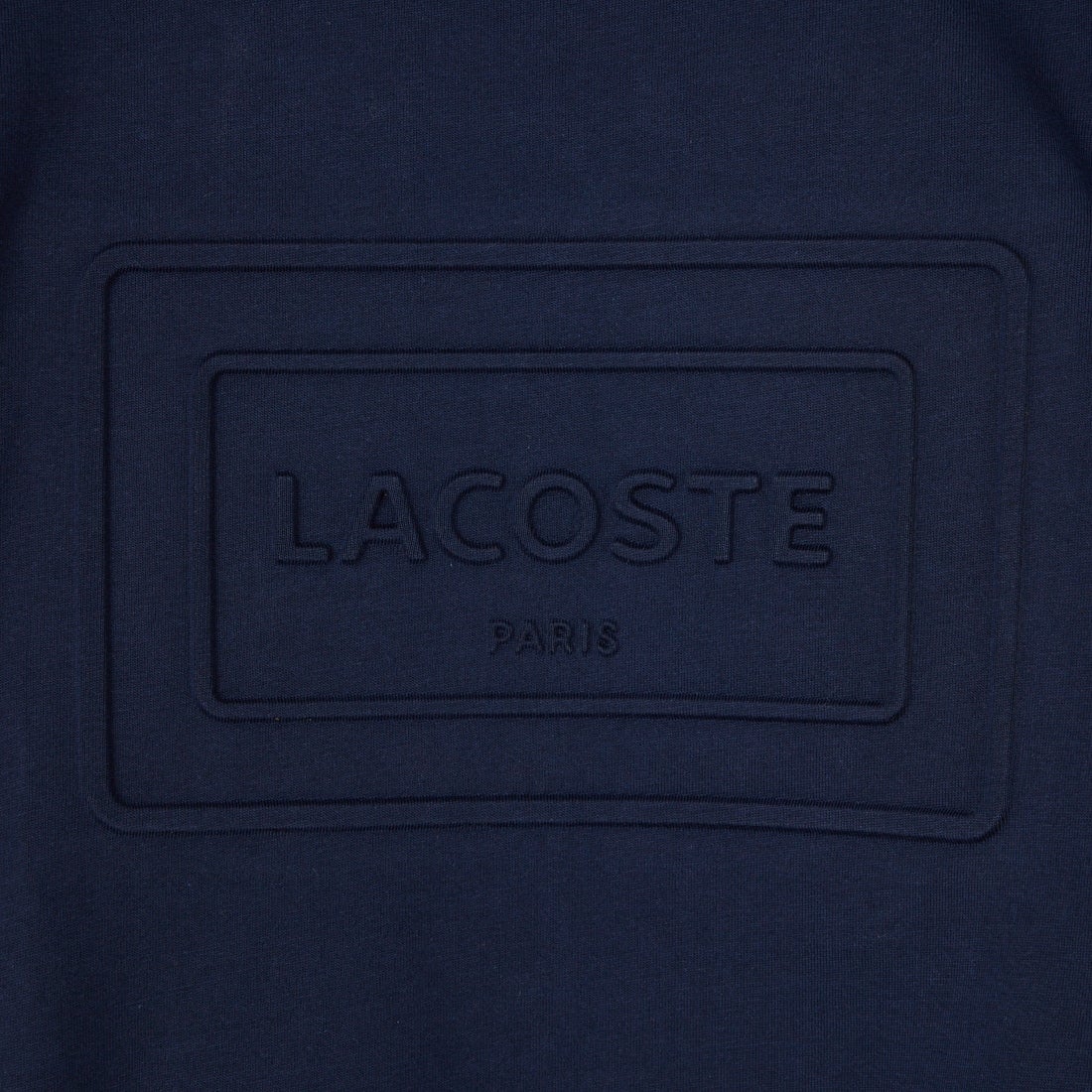 LACOSTE [ラコステ] エンボスパリロゴ クルーネックTシャツ [TH0794] 166 NAVY B