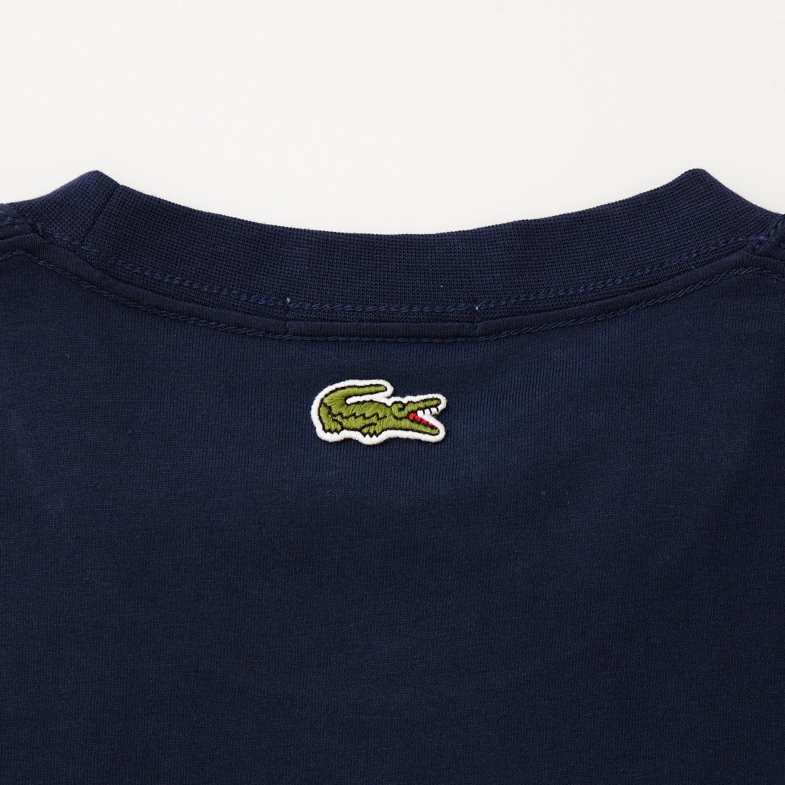 LACOSTE [ラコステ] エンボスパリロゴ クルーネックTシャツ [TH0794] 166 NAVY B