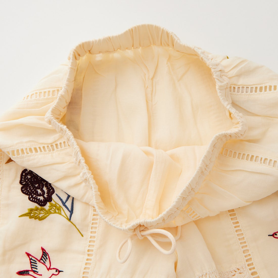 TODAYFUL [トゥデイフル] エンブロイダリー パッチワークトラウザーズ [12610719] ECRU