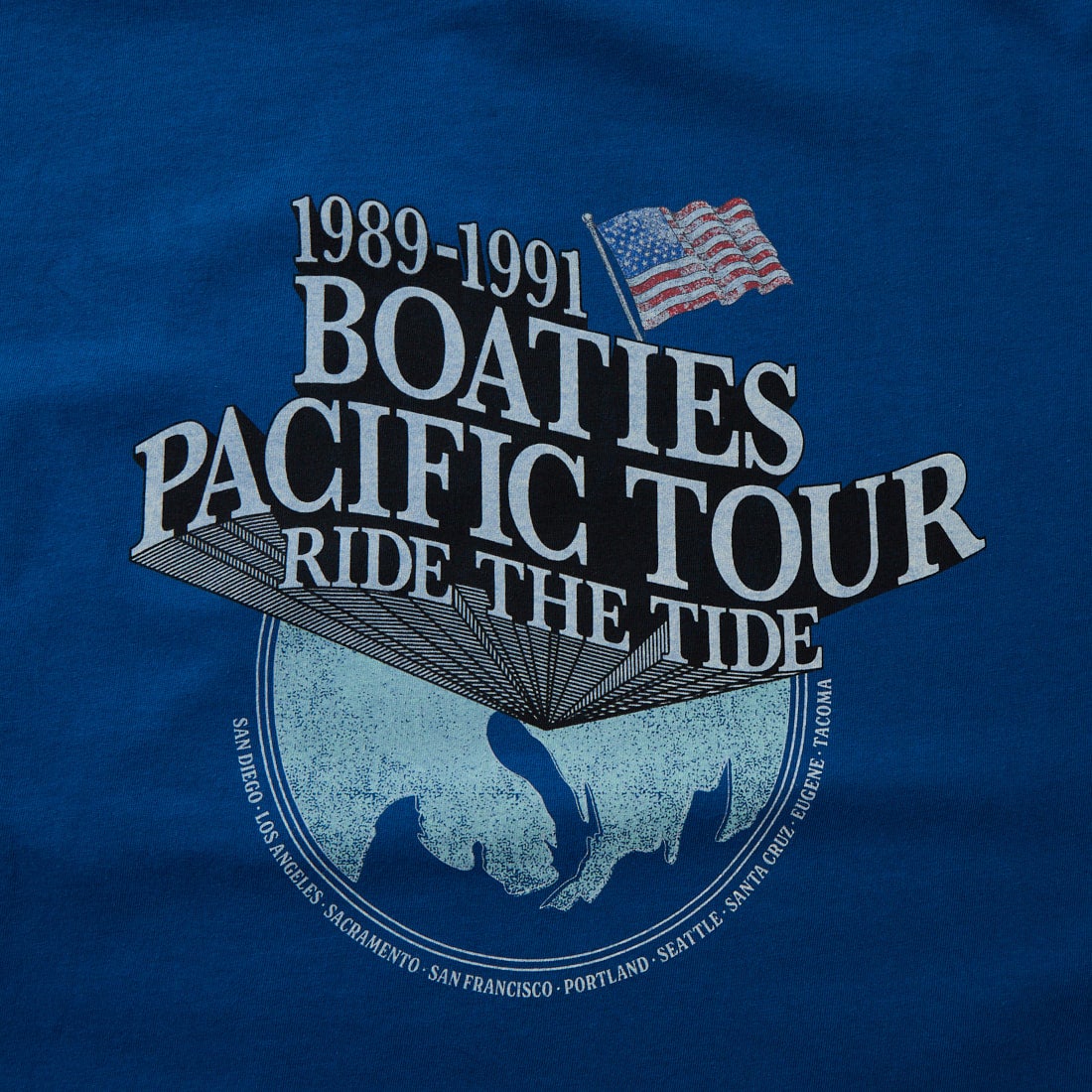 THE SHINZONE [ザ シンゾーン] BOATIES ツアーTシャツ [26MMSCU08] 83 BLUE