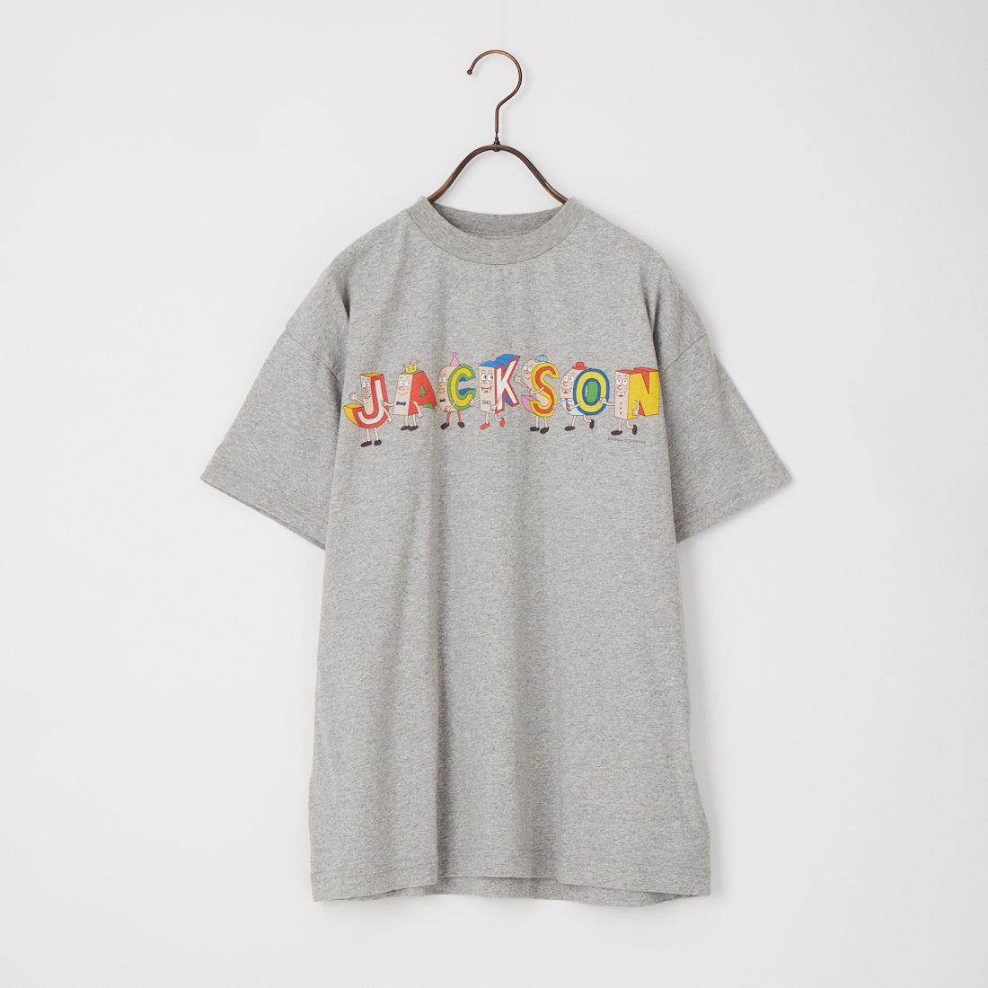 JACKSON MATISSE [ジャクソンマティス] Pちゃん プリントTシャツ [JM26SS001] GREY
