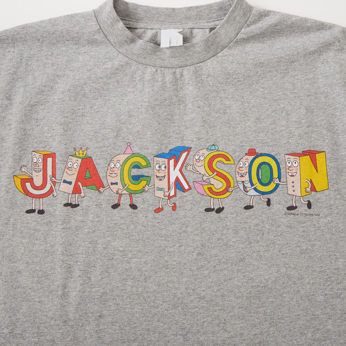 JACKSON MATISSE [ジャクソンマティス] Pちゃん プリントTシャツ [JM26SS001] GREY