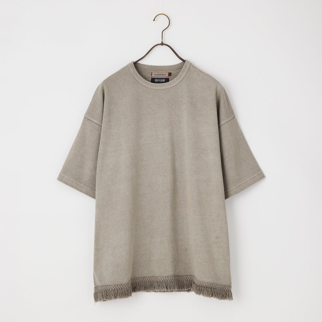 HELLO CALIF [ハローカリフ] HAV-A-HANK フリンジTシャツ [662004] GREIGE
