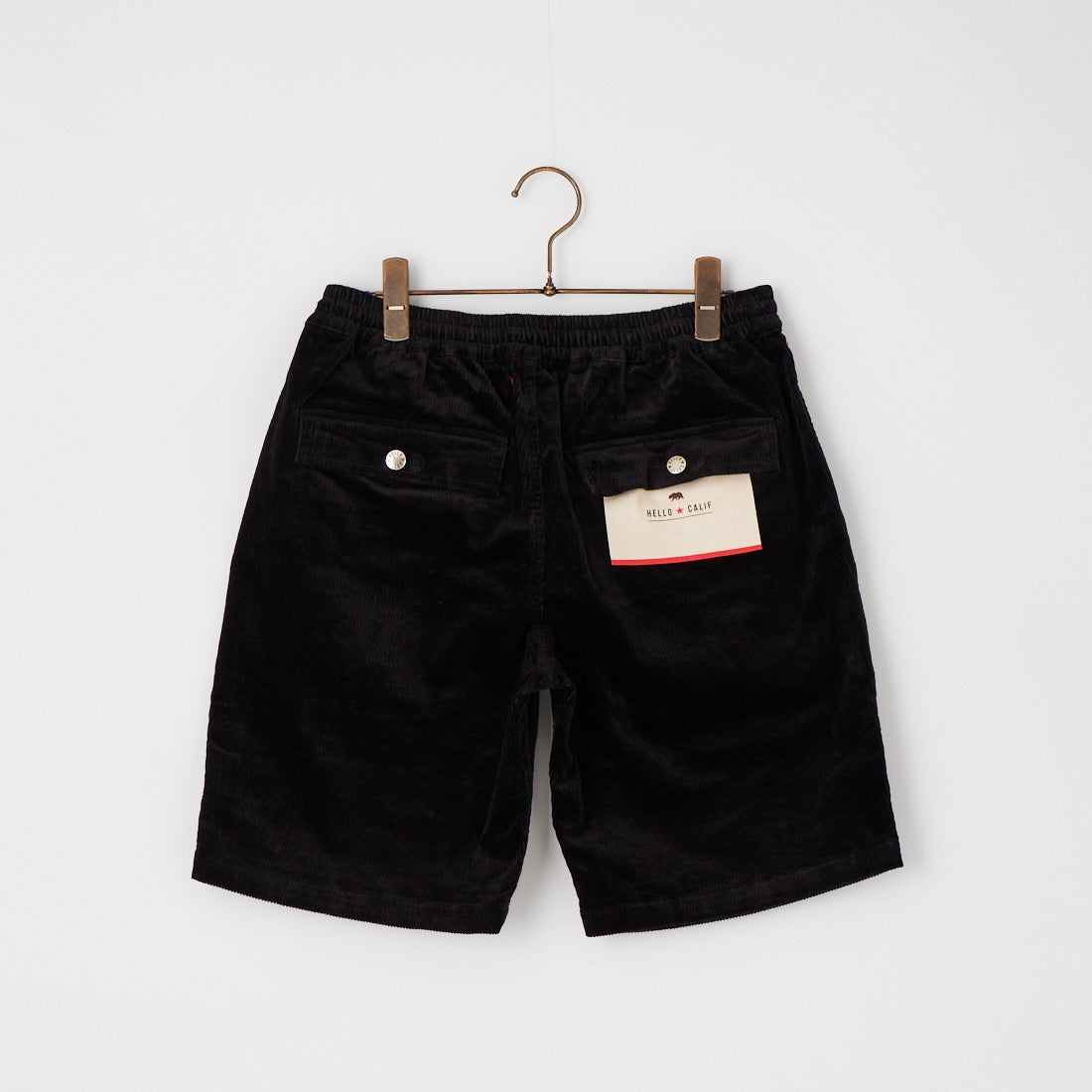 HELLO CALIF [ハローカリフ] サマーコーディロイ ショートパンツ [662330] BLACK