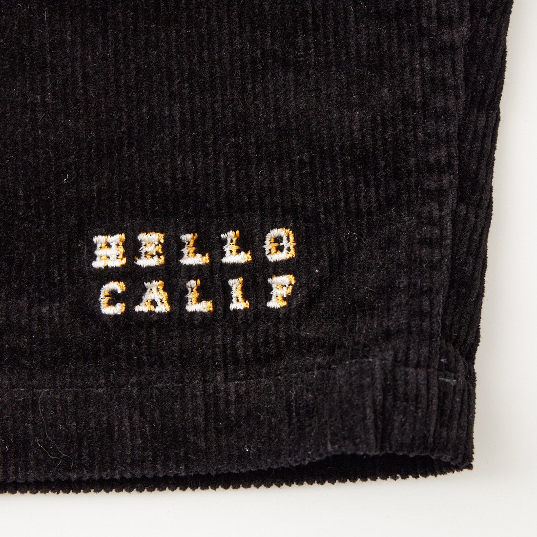 HELLO CALIF [ハローカリフ] サマーコーディロイ ショートパンツ [662330] BLACK