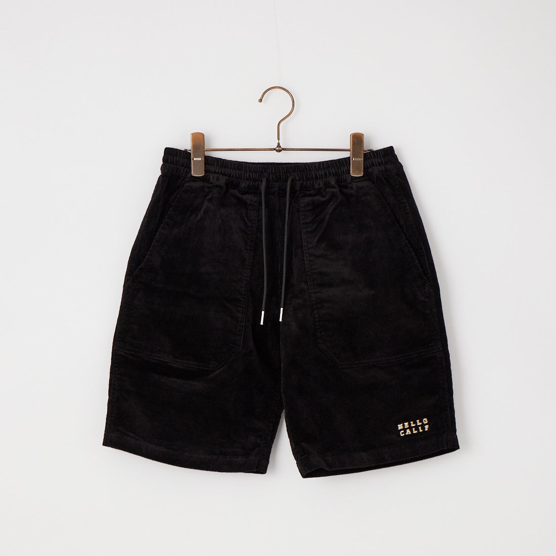 HELLO CALIF [ハローカリフ] サマーコーディロイ ショートパンツ [662330] BLACK