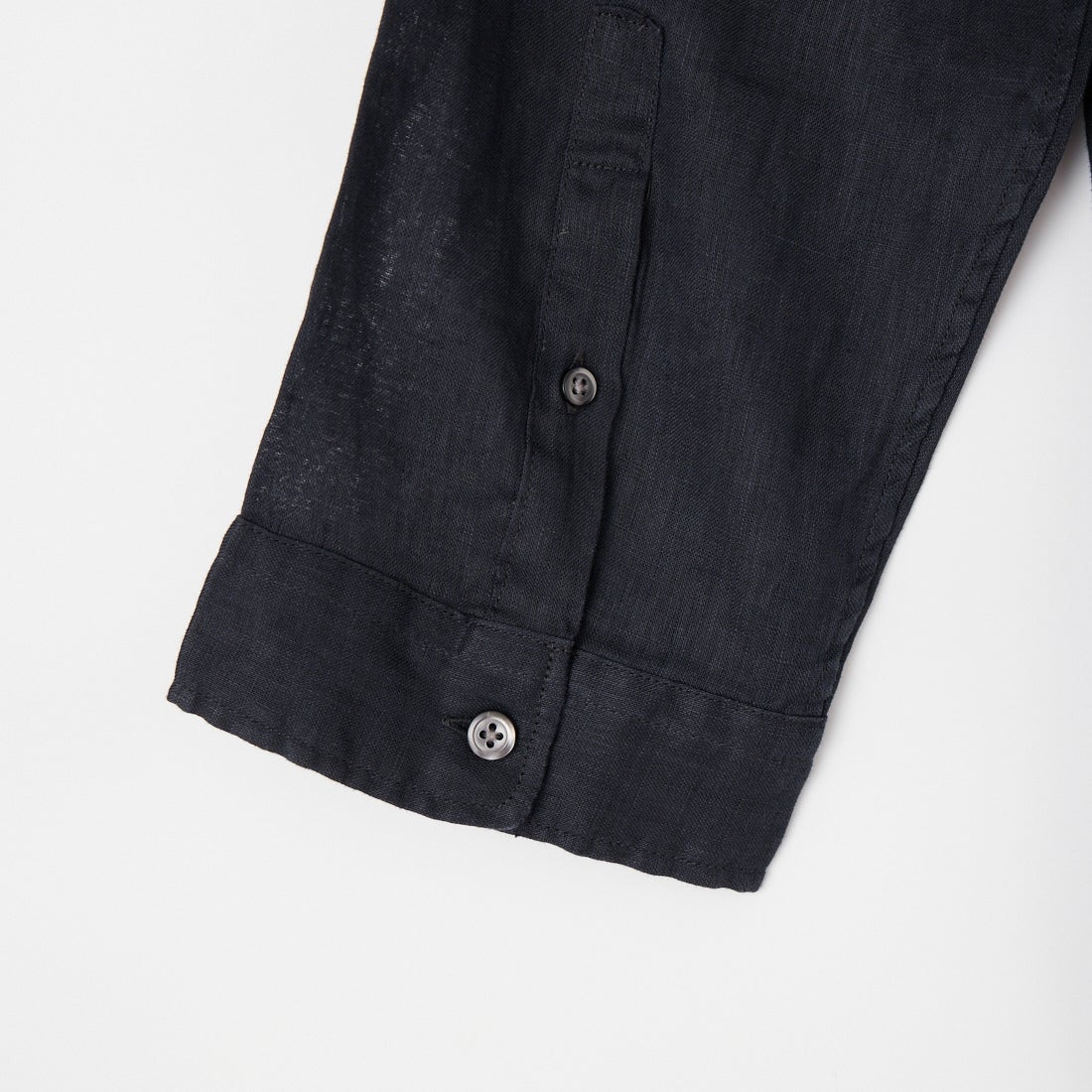 33Degrees [サーティスリーディグリーズ] フレンチリネン 7分袖シャツ [BFQ212] 540 ﾈｲﾋﾞｰ