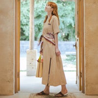 23 BEIGE&&モデル身長：167cm 着用サイズ：F&&