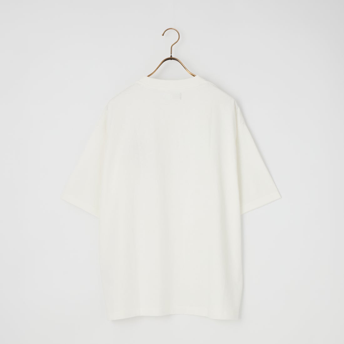 33Degrees [サーティスリーディグリーズ] 髭おじさんサガラ刺繍 半袖Tシャツ [TDR-262-042] A WHITE