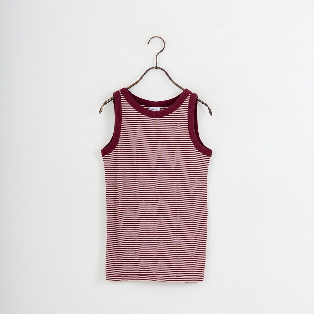 Robert P.Miller [ロバートピーミラー] 別注 配色 パネルリブ 2Pパック ノースリーブTシャツ [RM261-01IN-JF] NVY CLAY