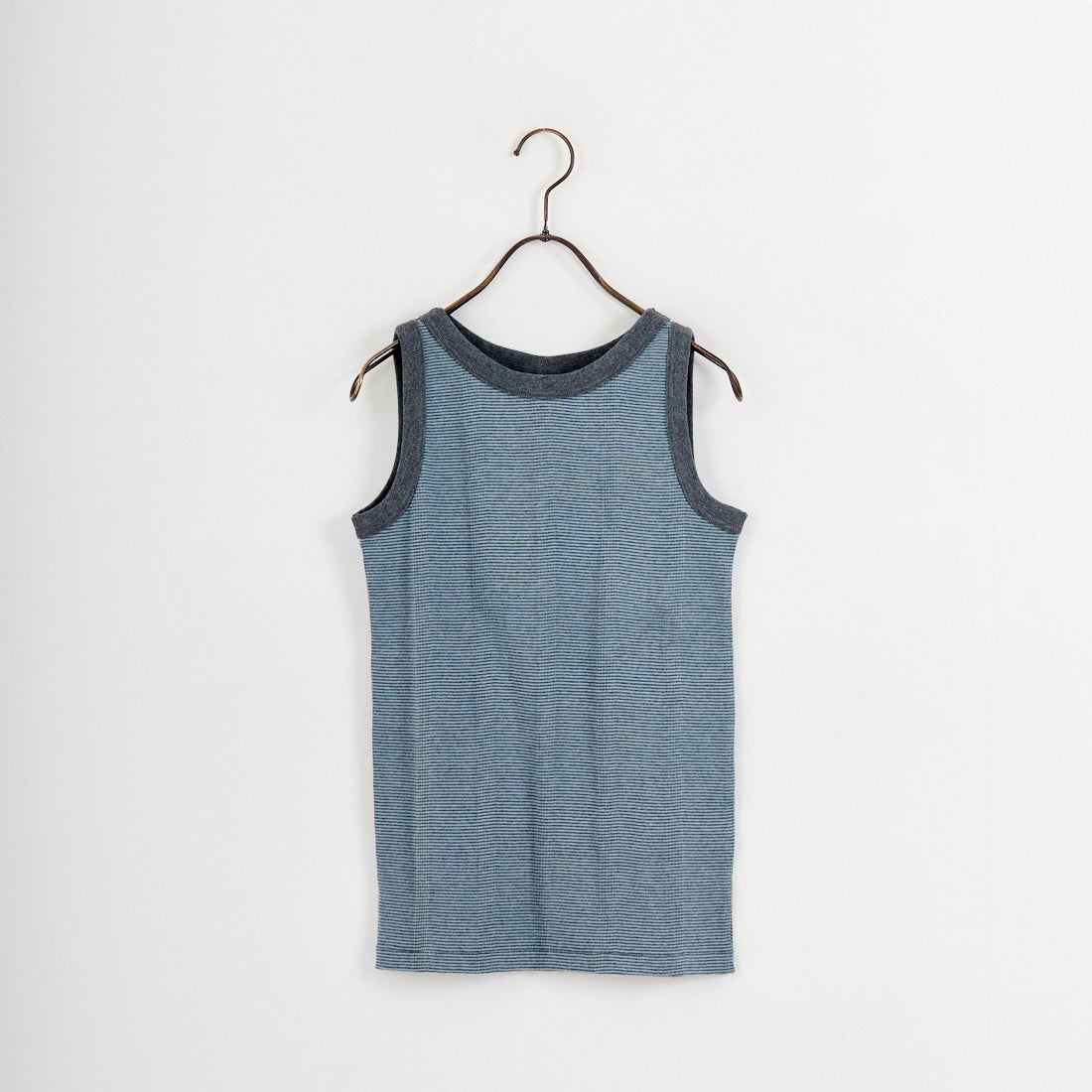 Robert P.Miller [ロバートピーミラー] 別注 配色 パネルリブ 2Pパック ノースリーブTシャツ [RM261-01IN-JF] STONE CLOU