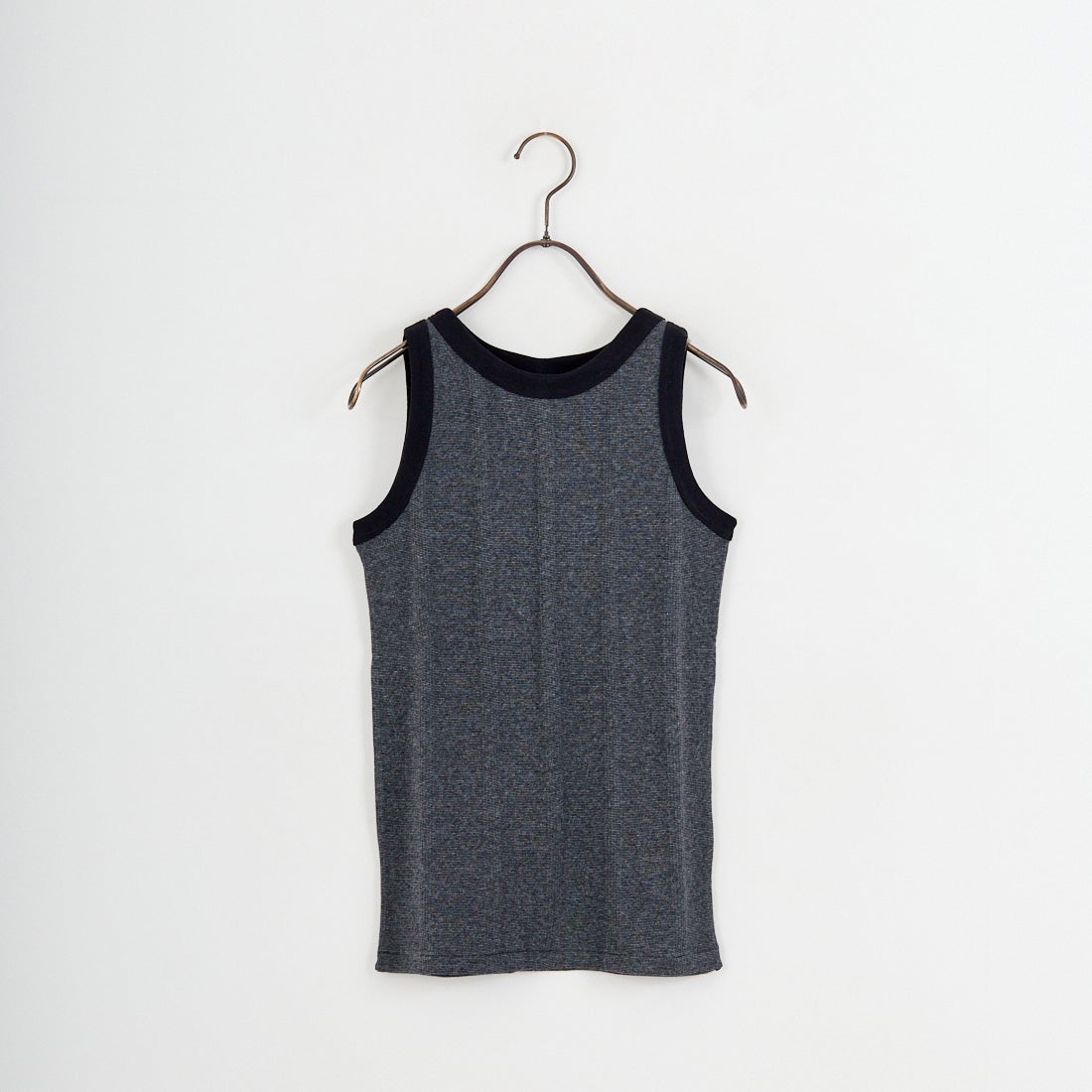 Robert P.Miller [ロバートピーミラー] 別注 配色 パネルリブ 2Pパック ノースリーブTシャツ [RM261-01IN-JF] STONE CLOU