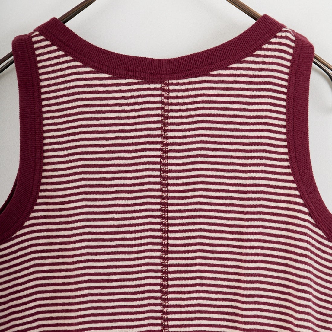 Robert P.Miller [ロバートピーミラー] 別注 配色 パネルリブ 2Pパック ノースリーブTシャツ [RM261-01IN-JF] NVY CLAY