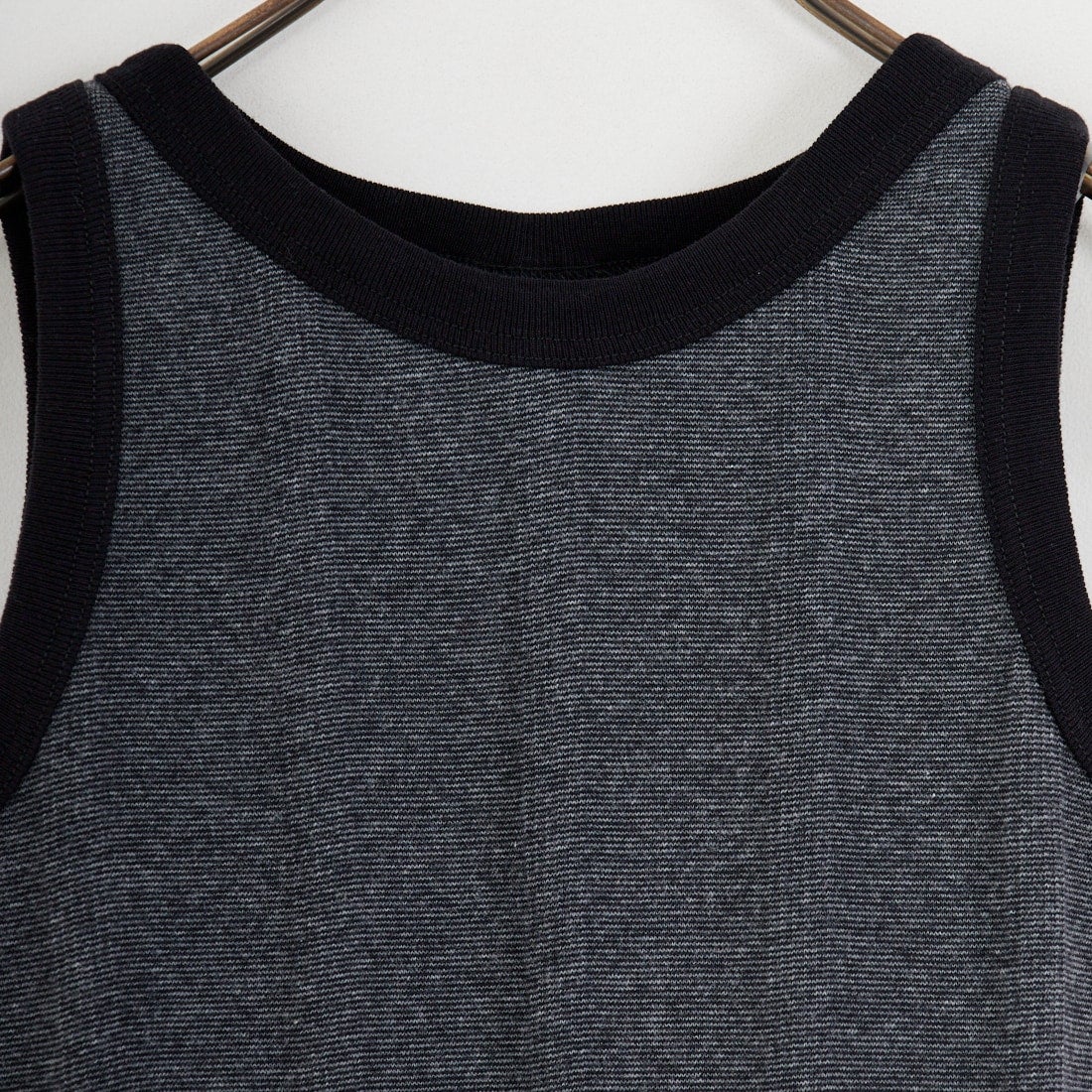 Robert P.Miller [ロバートピーミラー] 別注 配色 パネルリブ 2Pパック ノースリーブTシャツ [RM261-01IN-JF] STONE CLOU