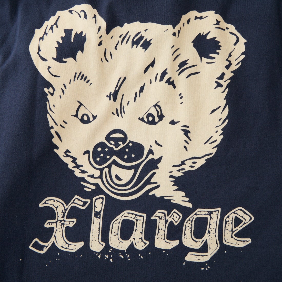 XLARGE [エクストララージ] BEAR ショートスリーブTシャツ [101261011022] NAVY
