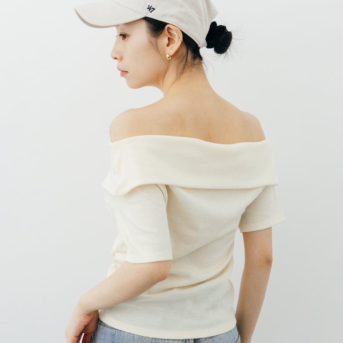 nenom [ネノム] マルチWAY オフショルダーTシャツ [NE26322008] 21 IVORY