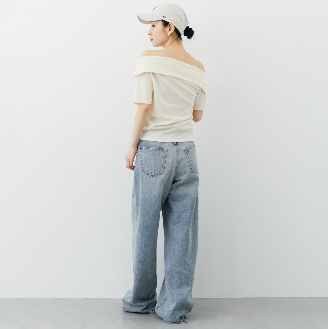 nenom [ネノム] マルチWAY オフショルダーTシャツ [NE26322008] 21 IVORY