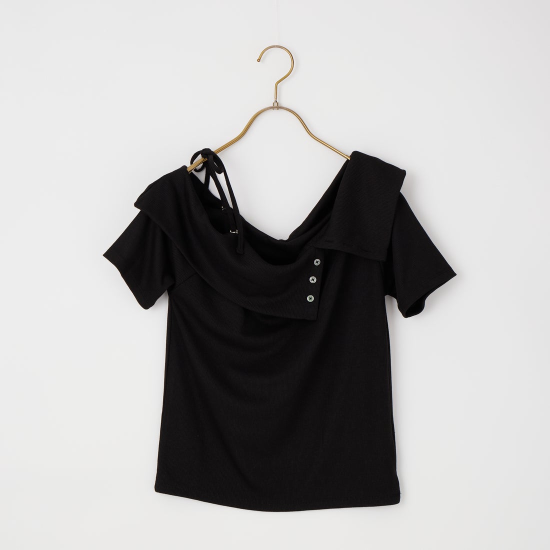 nenom [ネノム] マルチWAY オフショルダーTシャツ [NE26322008] 09 BLACK