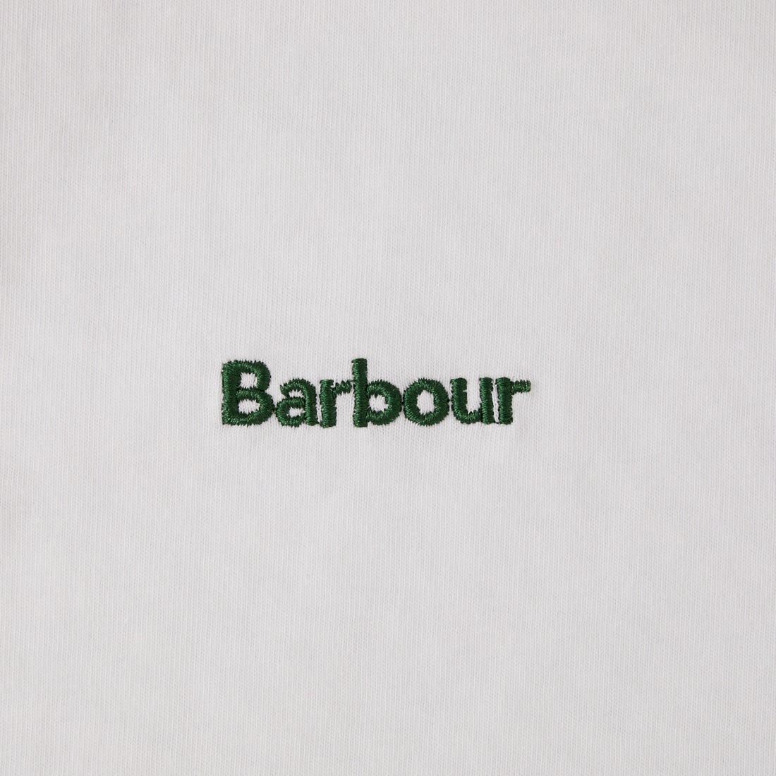 Barbour [バブアー] Dalton ワンポイント刺繍 ロゴTシャツ [MTS1678] WHITE