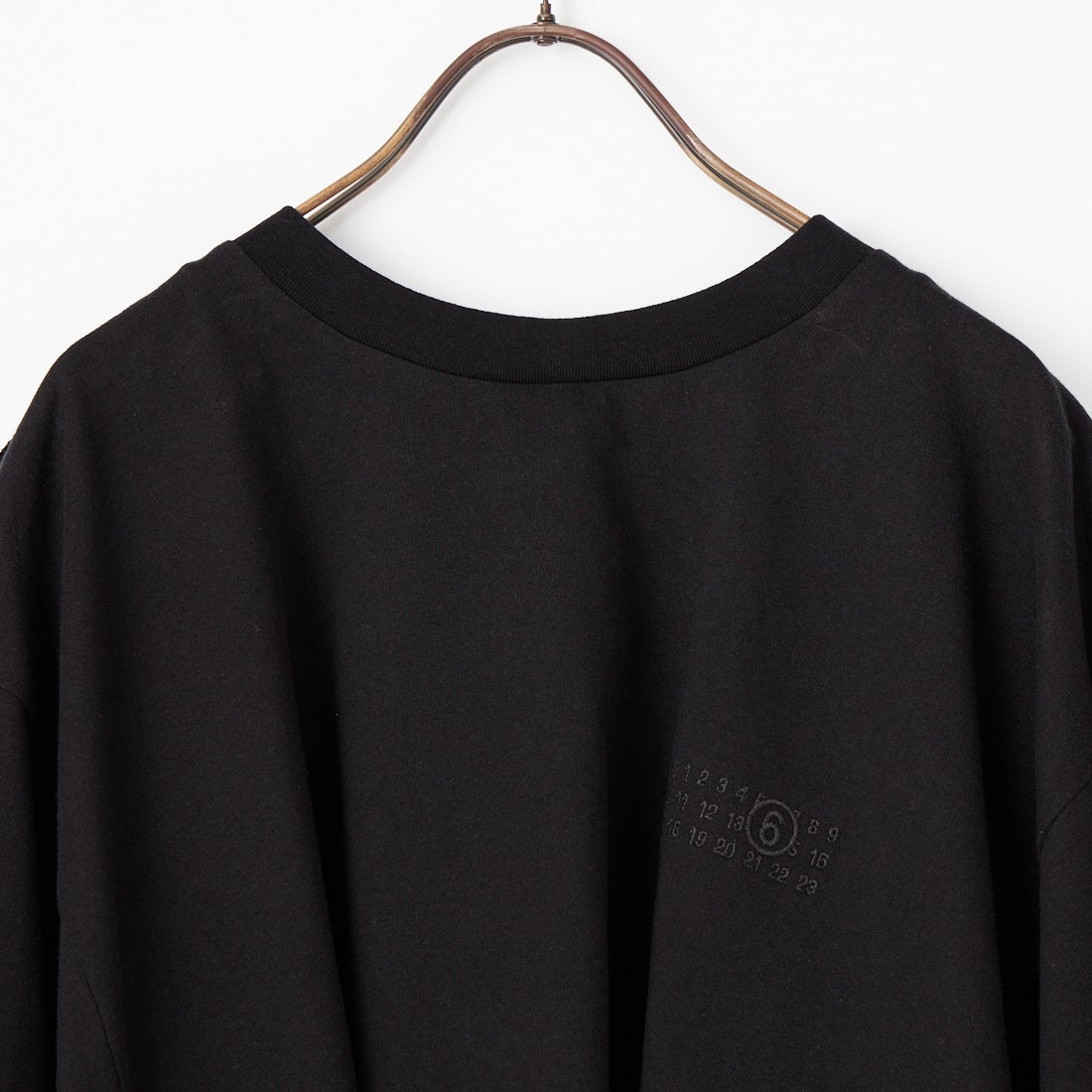 MM6 Maison Margiela [エムエムシックス メゾン マルジェラ] ラウンドネックブラウス [S52GC0359-MTJ042] 962 BLACK/